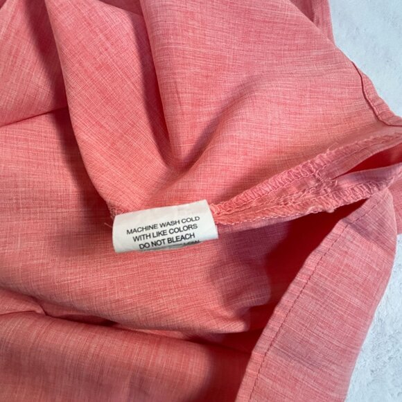 Magellan Outdoors Mens Pink Short Sleeve Fishing Shirt Medium Relaxed Mesh NWOT - Picture 7 of 8